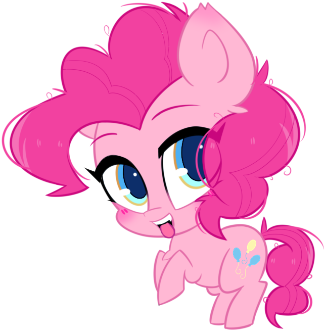 Riouku, Blep, Chibi, Cute, Diapinkes, Earth Pony, Female, - Cartoon (645x663)