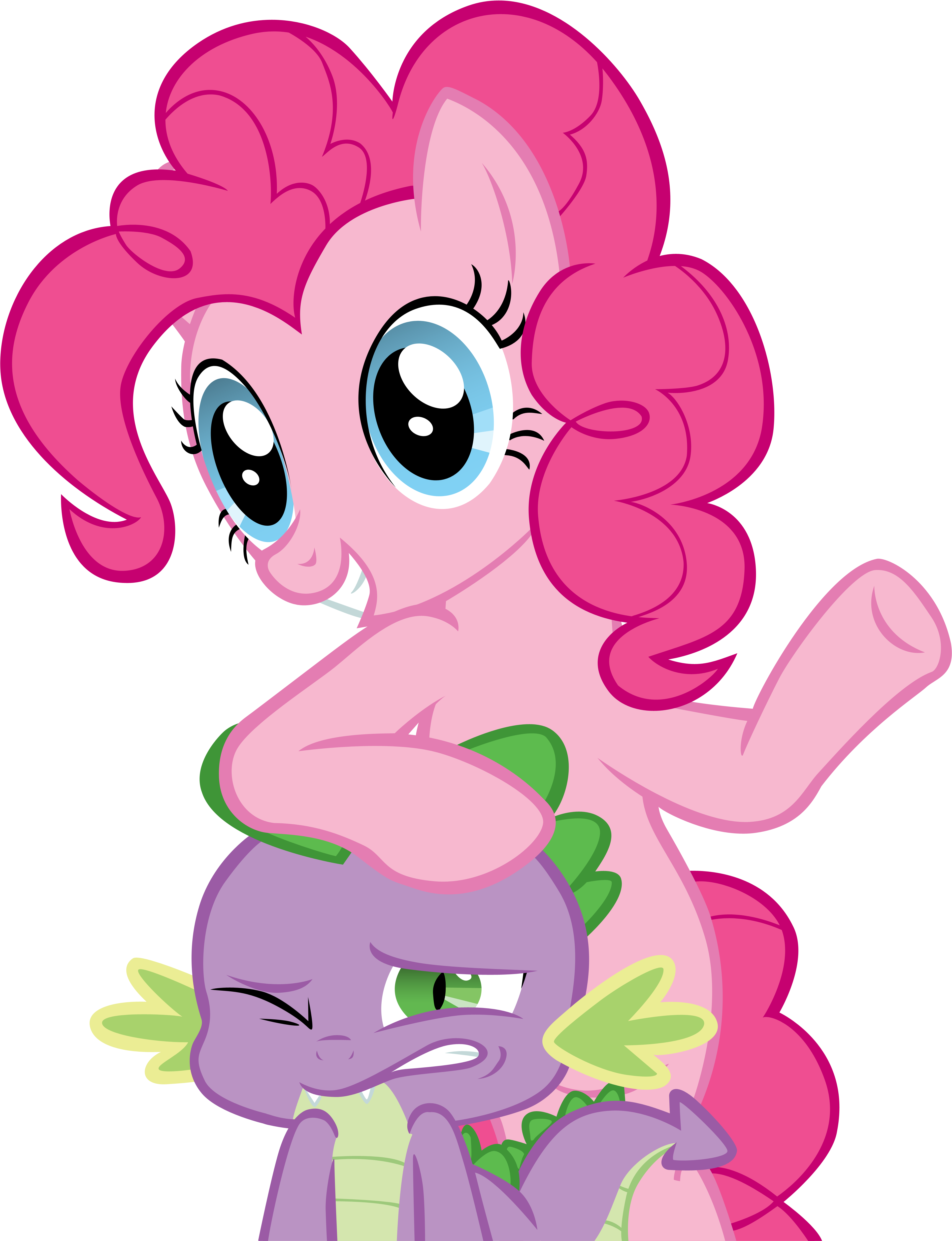 Pinkie Pie Spike Rainbow Dash Rarity Twilight Sparkle - Cartoon (4033x5000)