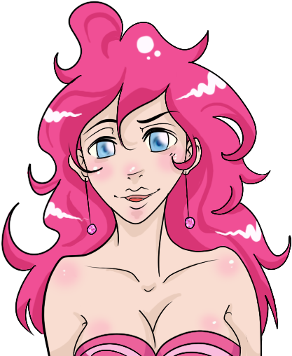 Pinkie Pie Rainbow Dash Face Hair Pink Woman Clothing - Cartoon (473x527)