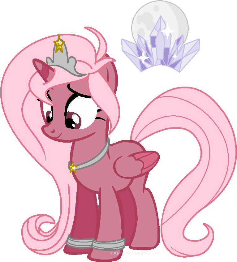 Here's The Final Member Of Raindasherponyartist's Mane - Mlp Crystal Moon (832x894)