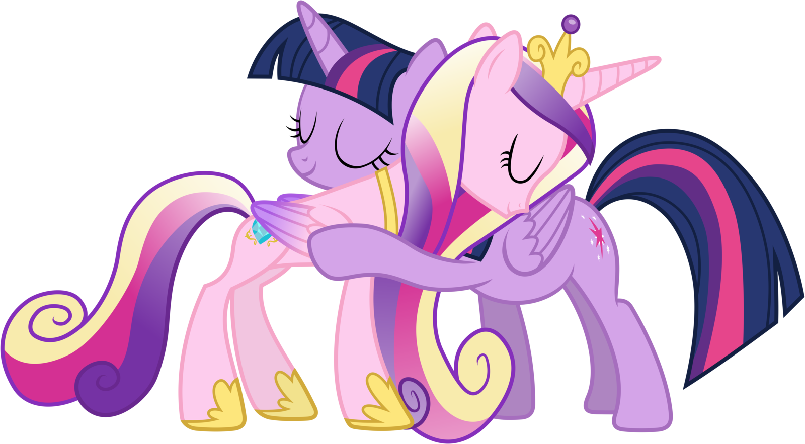 My Little Pony Princess Cadance And Princess Twilight - Mlp Princess Cadence And Twilight (1600x883)