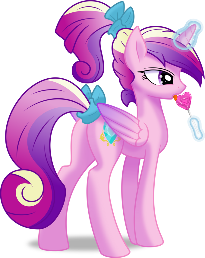 Pony Rarity Derpy Hooves Applejack Princess Cadance - Lollipop Pony (680x853)