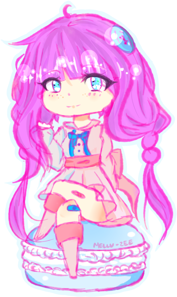 Random Chibi Sketch By Mellu-zee - Cartoon (751x1065)