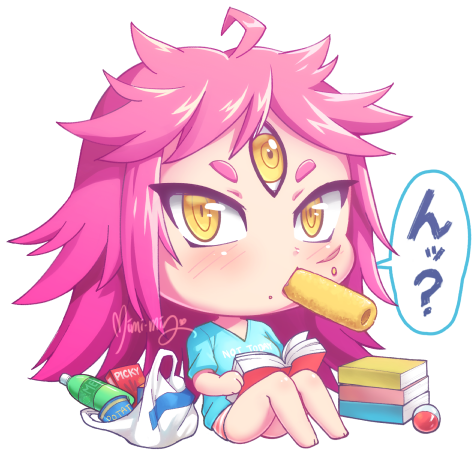 Decided To Do A Chibi Vesta, One Of My Friend Amercy's - Cartoon (491x474)