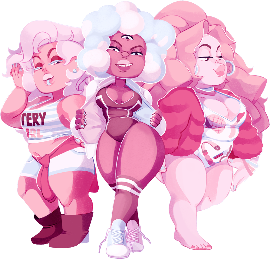 P P P Pink Hair Thick A$$ Give 'em Whiplash I Was Saving - Steven Universe Pink Hair (1000x957)