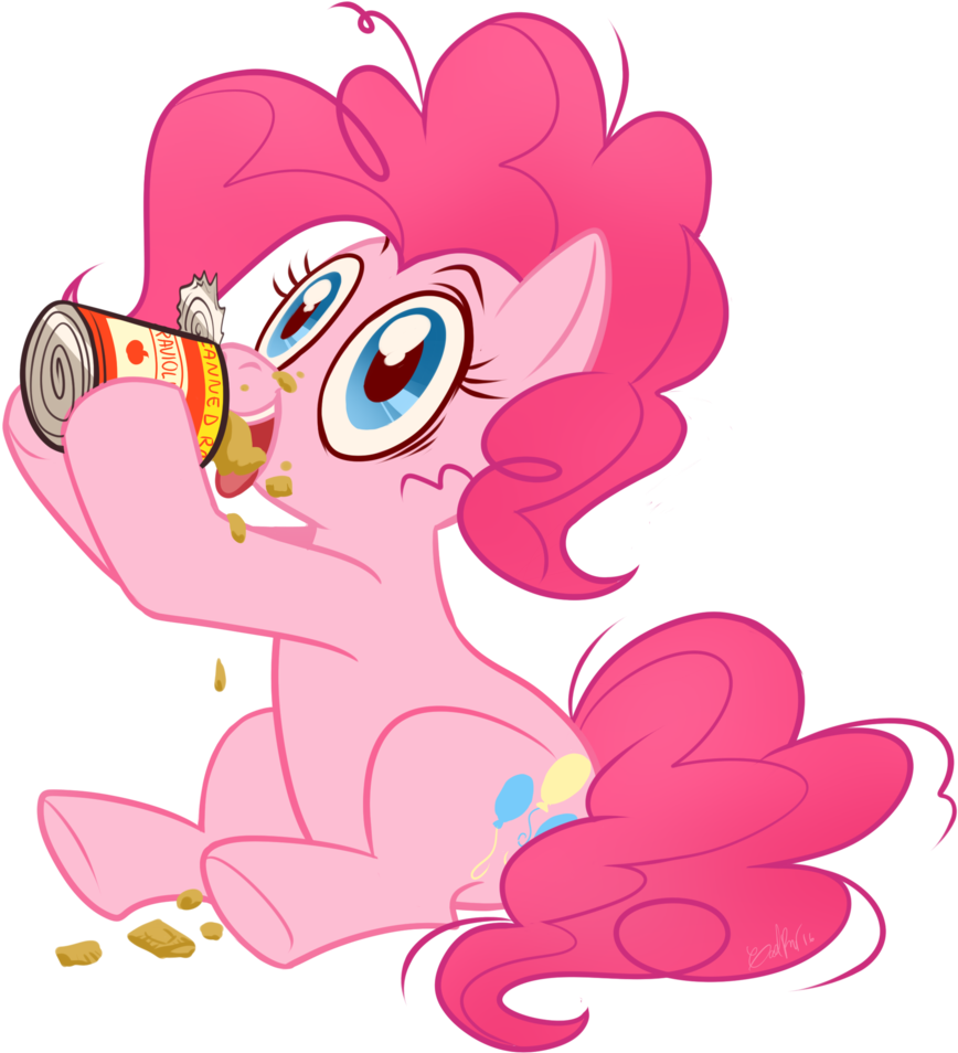 Gaelrice, Food, Messy, Messy Mane, Pinkie Pie, Ravioli, - Cartoon (1024x1024)
