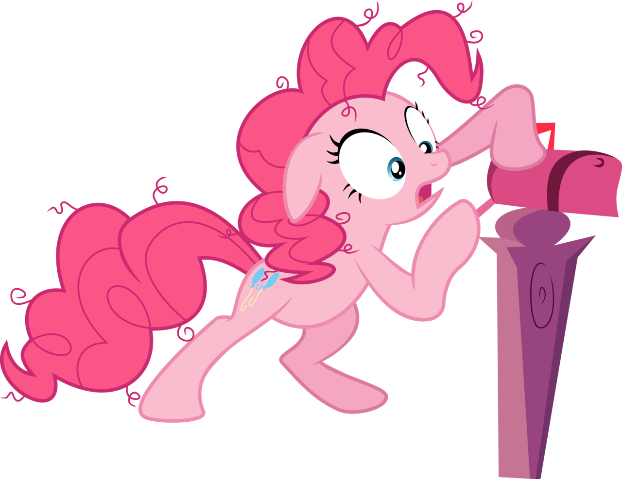 Mehoep, Desperate, Mailbox, Messy Mane, Pinkie Pie, - Cartoon (1280x987)