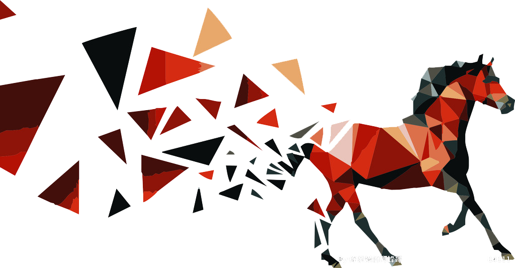 Horse Template Clip Art - 馬 設計 (1024x533)