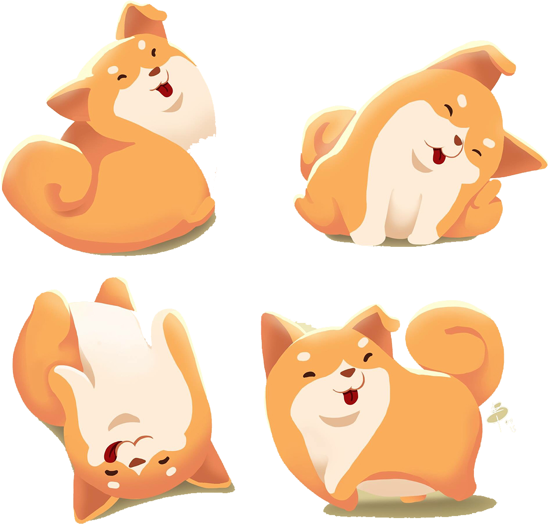 Dog Cartoon Illustration - Cute Cartoon Dog Png (1200x1200)