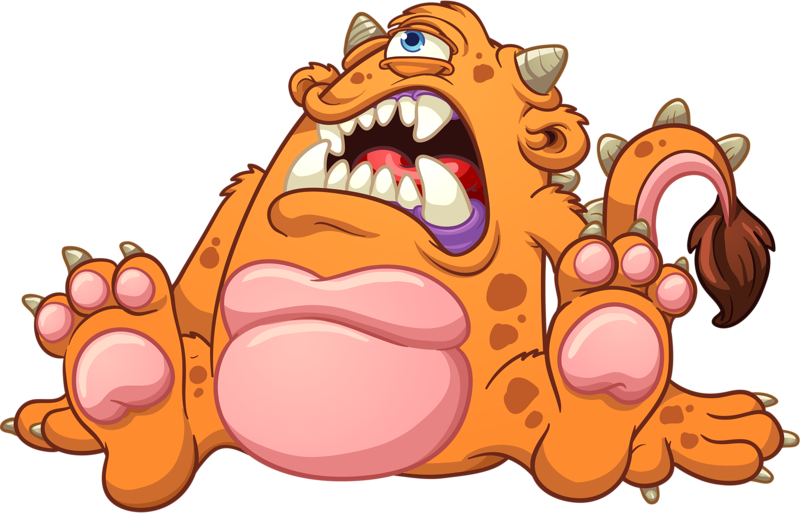 Buy Cartoon Monster By Memoangeles On Graphicriver - Illustration (800x513)