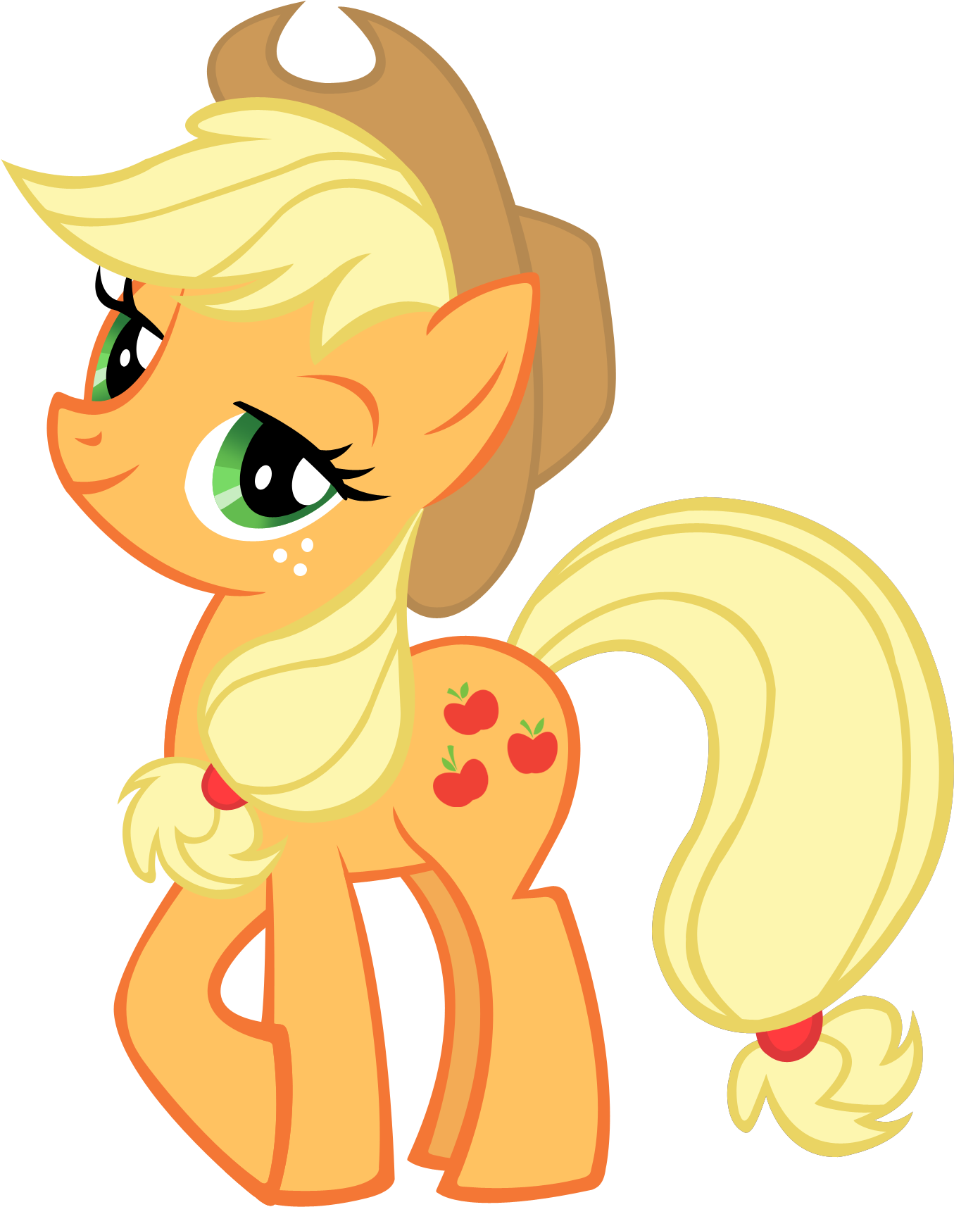 Applejack Early Vexel By Durpy On Deviantart My Little - My Little Pony Png Applejack (1496x1810)