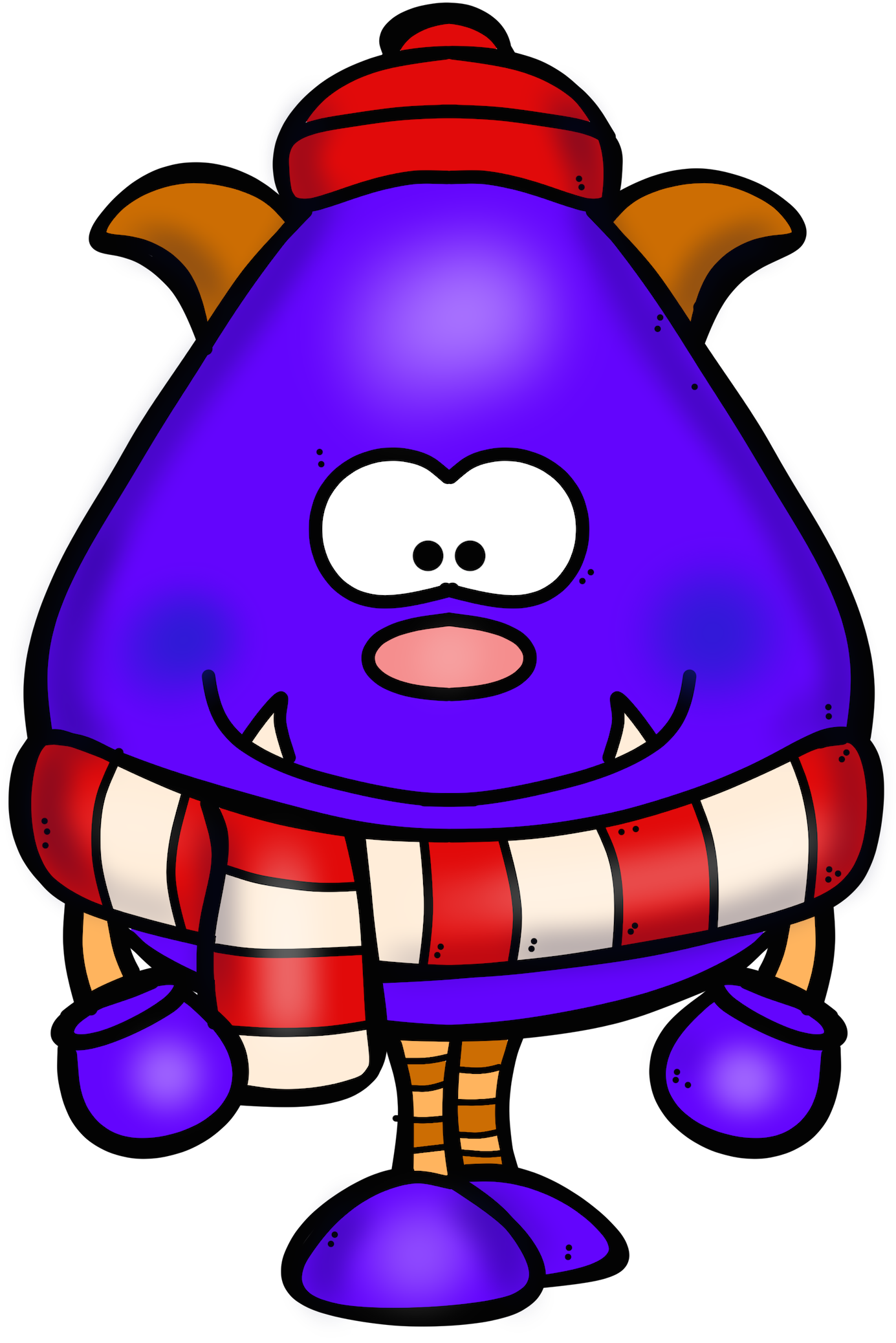 Szörnyecskék - Pattern (1400x2100)