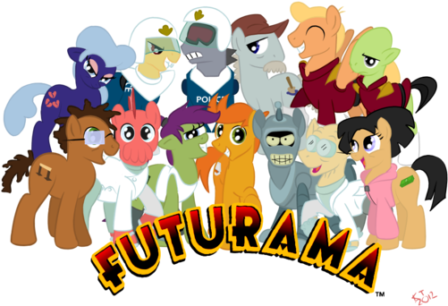 My Little Pony Futurama Crossover - Don T Want To Live (500x375)