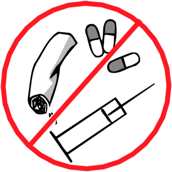 Say No To Drugs Clip - It's Not Rocket Science (350x351)