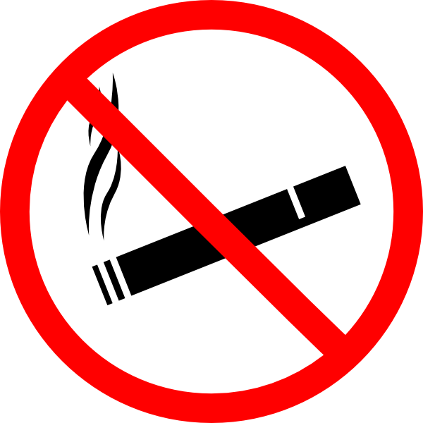 Smoking Clipart - Do Not Cross Barrier Sign (1920x1920)