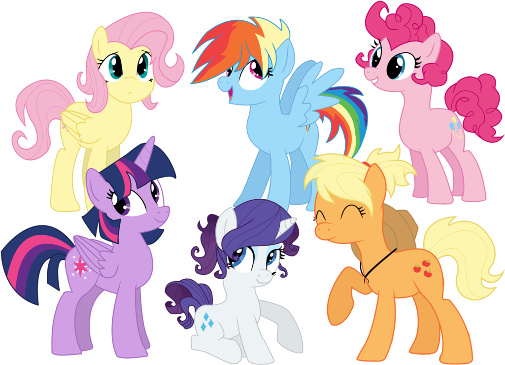 Schnuffitrunks 326 12 My Little Pony Short Hair Or - My Little Pony Mane (1024x781)