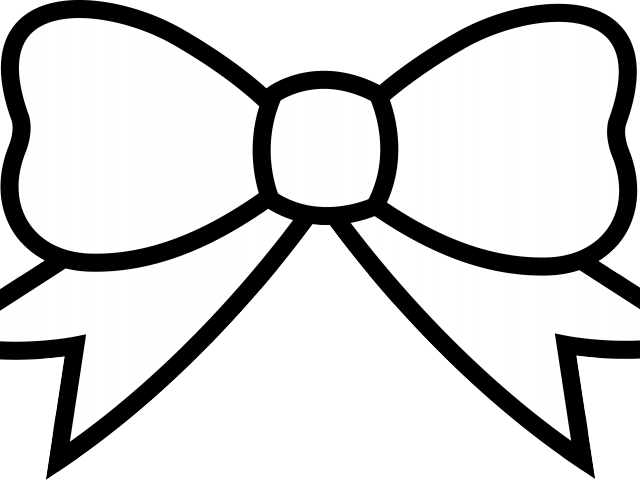 Stunt Clipart Cheer Bow - Bow Coloring Page (640x480)