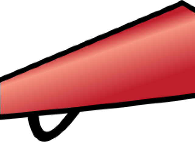 Cheerleading Megaphones Clipart - Red Cheerleading Megaphone Png (640x480)