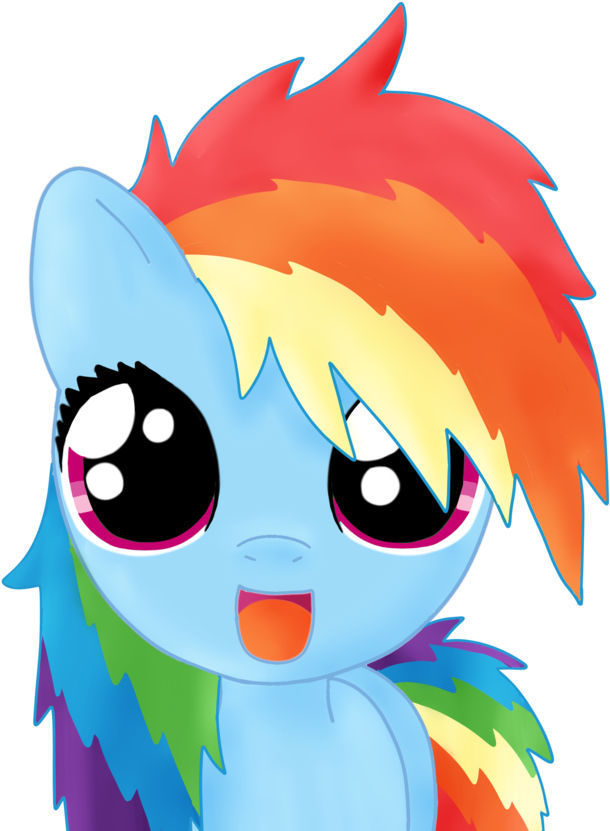 Rainbow Dash Filly In A Box For Kids - My Little Pony Eqg Rainbow Dash Cute (864x924)