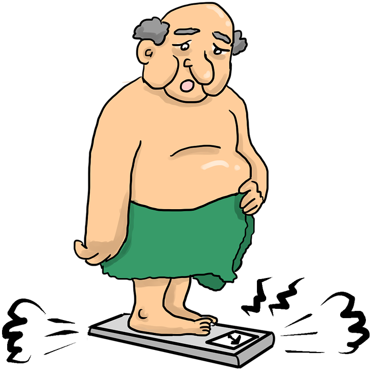 Fat Guy Cartoon - Obesity (1280x850)