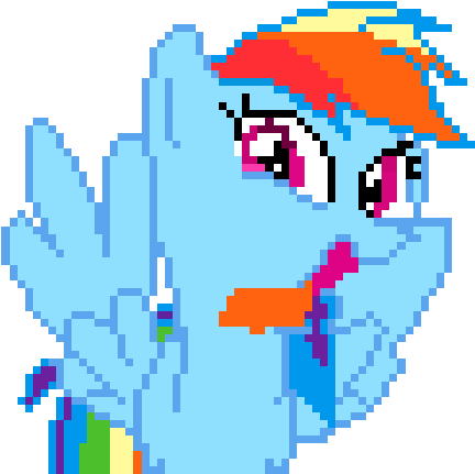 Rainbow Dash Tongue Lick By Tox-box - Digital Art (600x459)