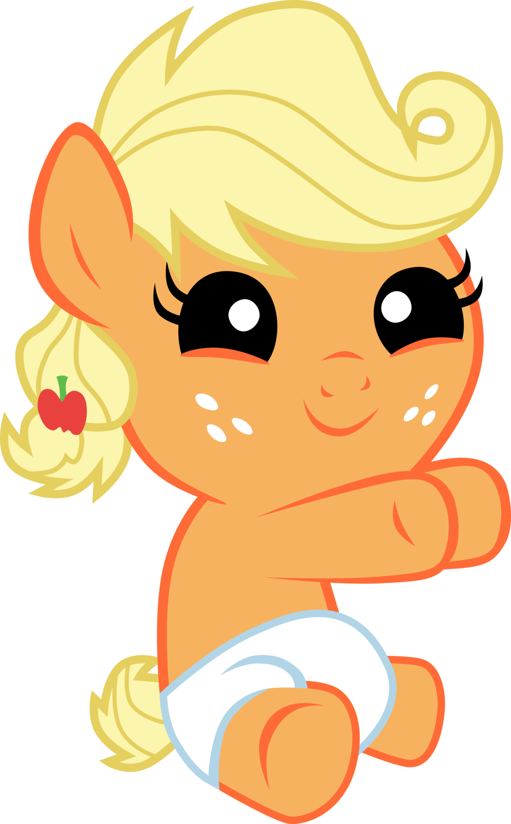My Little Pony Baby - Cartoon (1024x1650)