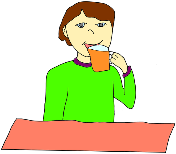 Man Drinking Beer Cartoon 7, Buy Clip Art - Drink Juice Clipart Png (720x720)