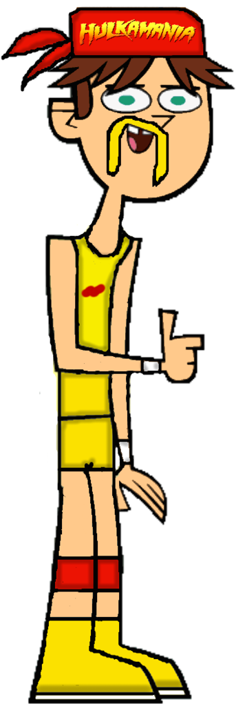 Cody As Hulk Hogan By Thunderfists1988 - Total Drama World Tour Cody (730x1095)