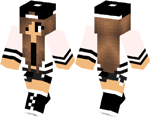 Minecraft Skin - Minecraft Girl Skin Tomboy (528x418)