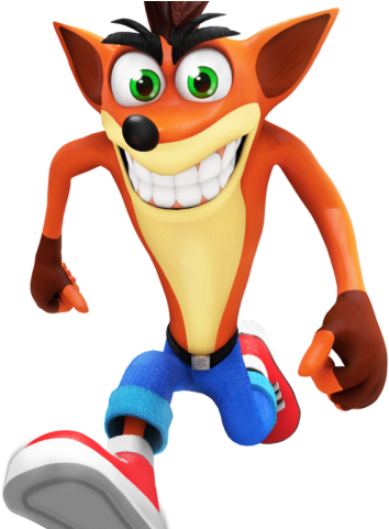 Smash Clipart Crashed - Crash Bandicoot (640x480)
