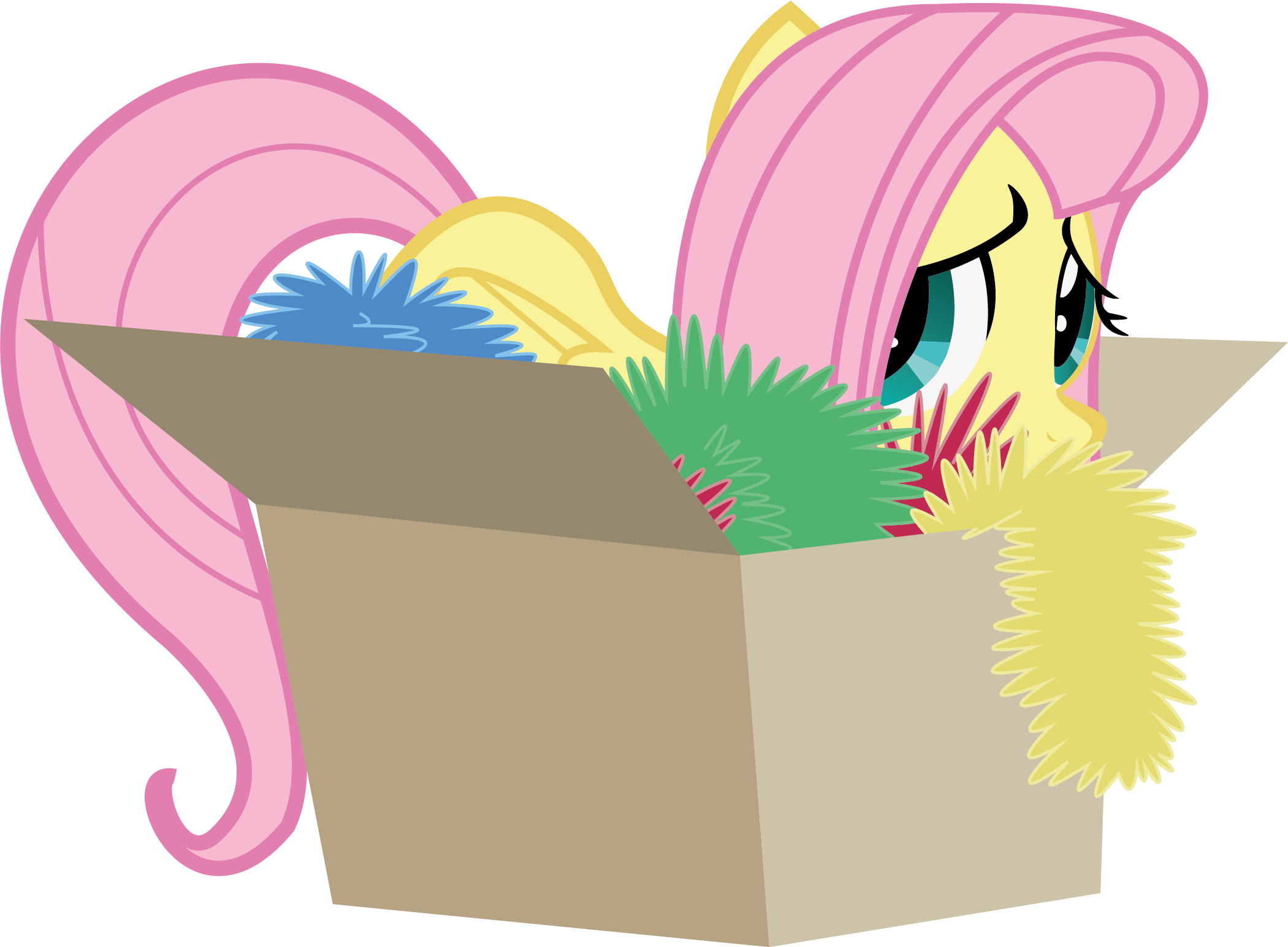 Fluttershy Rarity Pinkie Pie Twilight Sparkle Rainbow - Fluttershy Hearths Warming Eve (2101x1544)