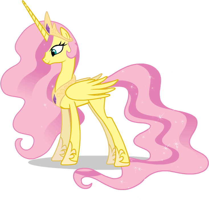 Princess Fluttershy By Sanchezlev - My Little Pony Princess Fluttershy (1280x720)