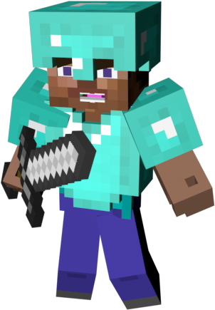 Minecraft Steve Transparent For Kids - 3d Computer Graphics (800x600)