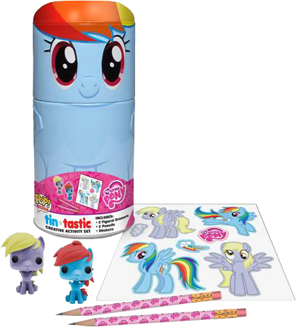 My Little Pony - Funko My Little Pony Rainbow Dash Tin-tastic Action (425x469)