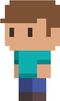 Minecraft Steve Pixel Art 63372 - Minecraft Mini Steve Png (384x384)