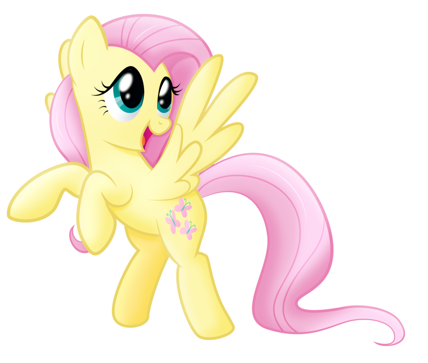 Fluttershy Pinkie Pie Rarity Applejack Princess Celestia - Mlp Fluttershy Happy Flying (900x746)