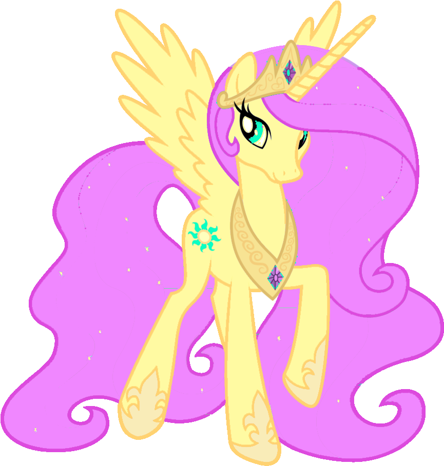 Did Fluttershy Just Get Turned Into A - My Little Pony Png (875x914)