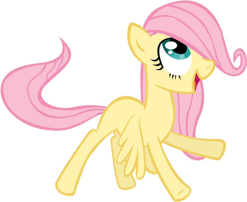 My Little Pony Fluttershy Filly - Mlp Fluttershy Filly Base (900x731)