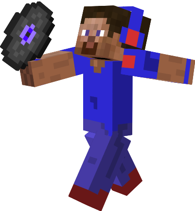 Minecraft Skin Dj Steve (401x433)