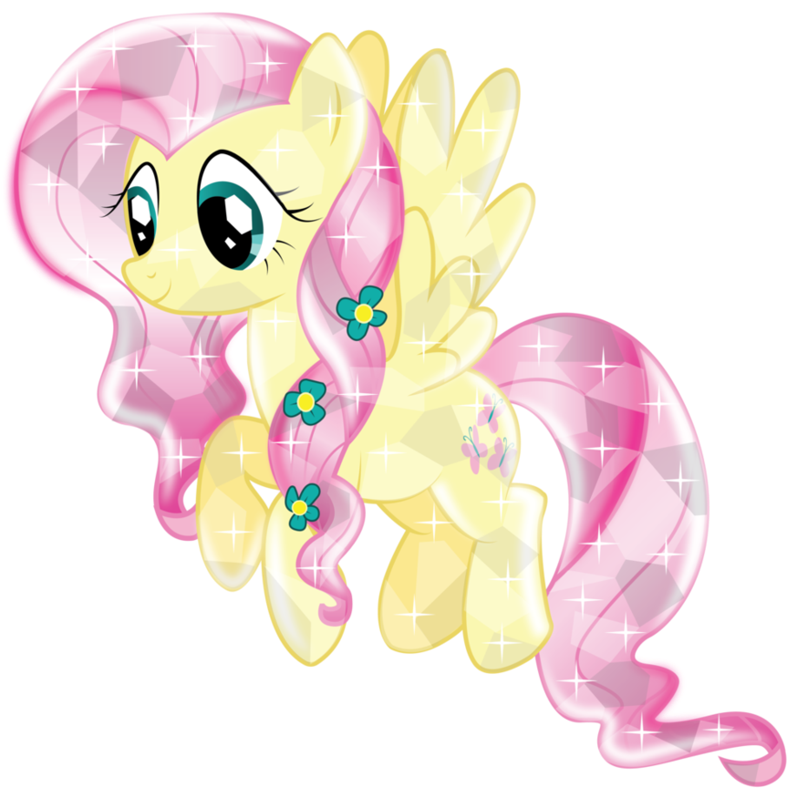 My Little Pony Friendship Is Magic Princess Pinkie - My Little Pony Crystal Fluttershy (900x888)