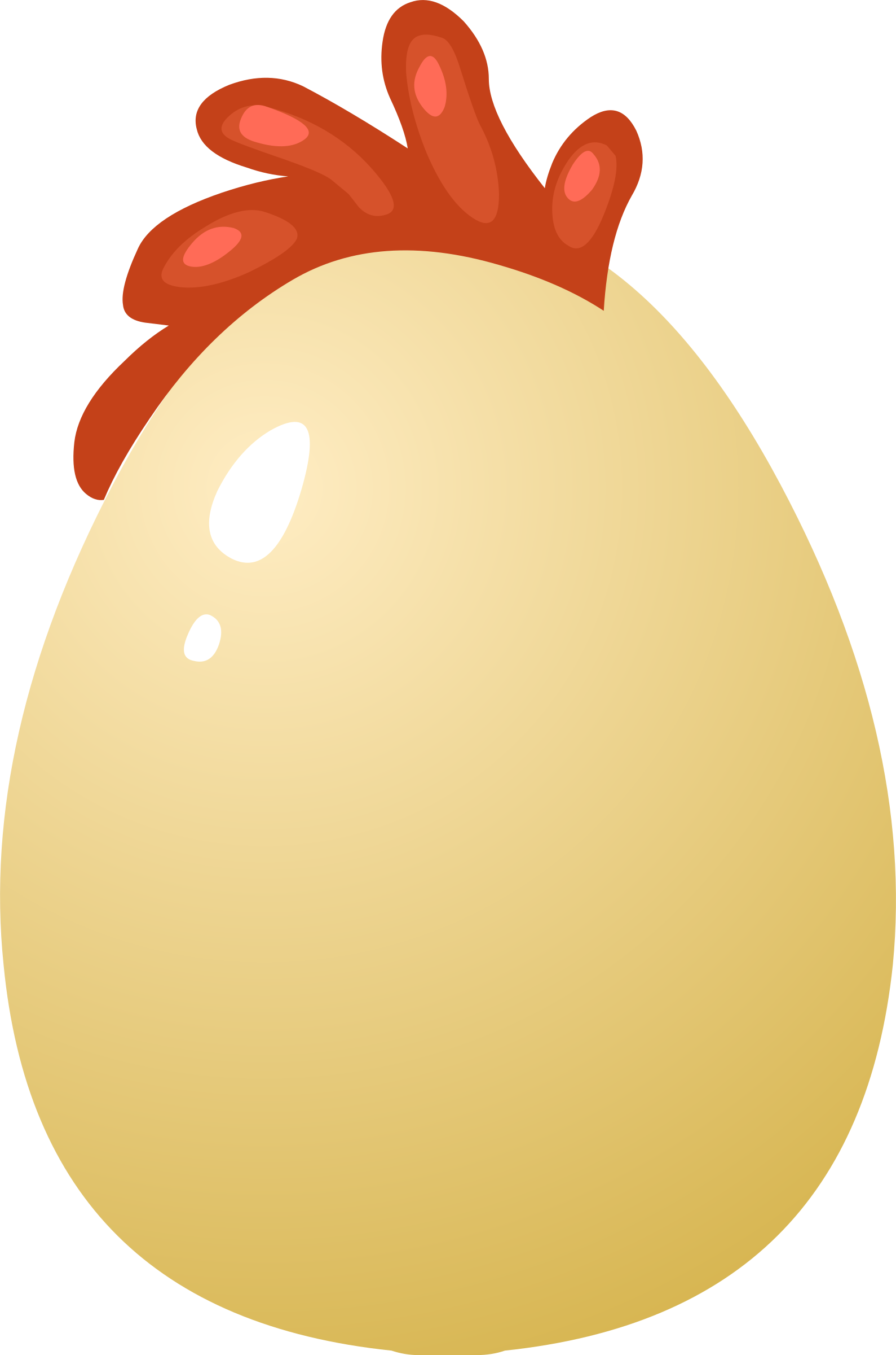 Chicken Egg - Egg And Chicken Clip Art (1589x2400)