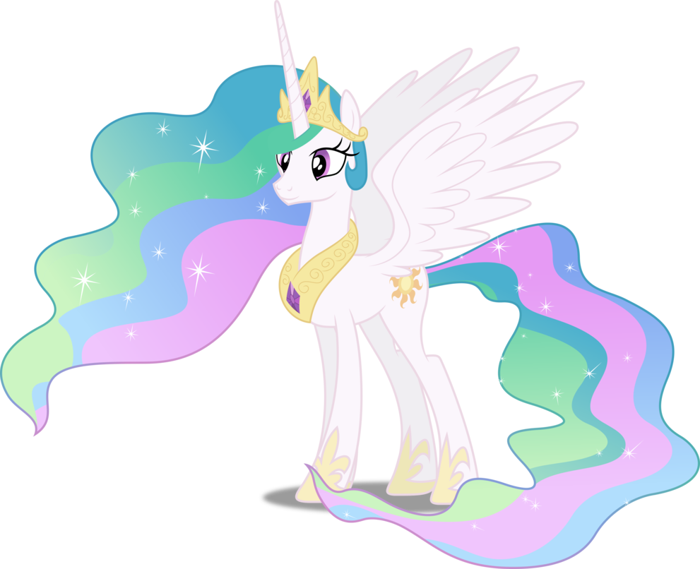 Vector - Princess Celestia Background (991x806)