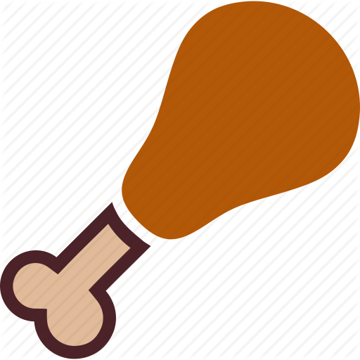 Fried-chicken Icon 256x256px - Fried Chicken Icon Png (512x512)