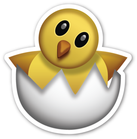 Chicken Clipart Emoticon - Chicken Emoji Png (475x480)