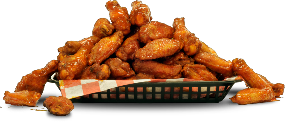 Football - Chicken Wings Clip Art (999x429)