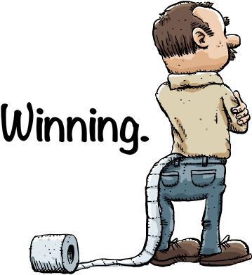 Toilet Stickers Messages Sticker-9 - Life Without The Bs: Rants, Raves And Other Crazy Stuff (408x408)