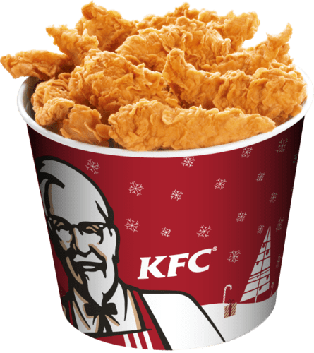 Kfc Clipart Free - Kfc Dips Bucket (445x500)