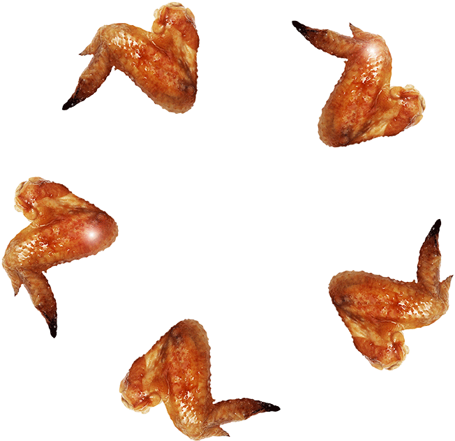 Five Chicken Wings - Chicken Wings Animated Gif (720x720)