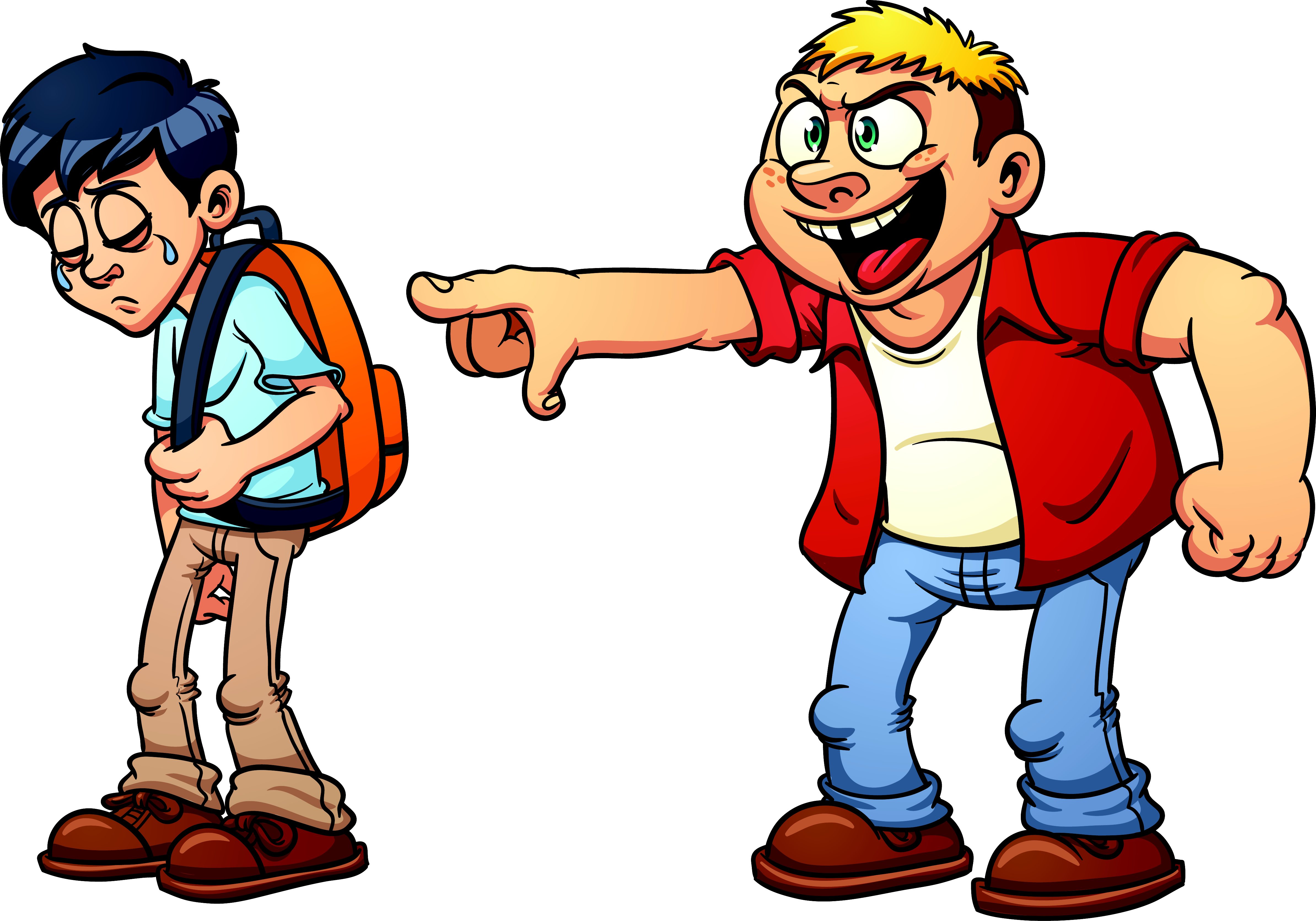 Mean Words Cliparts - Types Of Bullying (4775x3343)