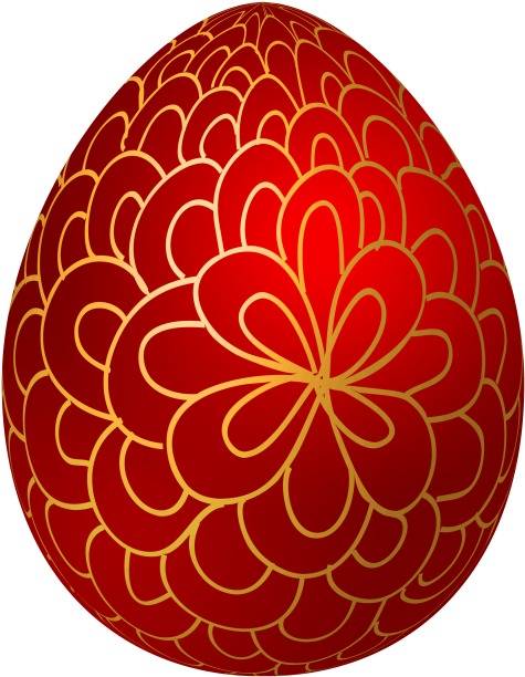 Free Png Red Decorative Easter Egg Png Images Transparent - Easter (480x619)